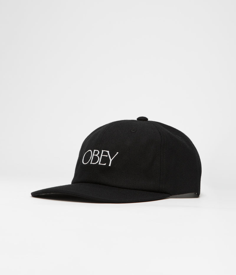 Obey Hedges Cap in Black