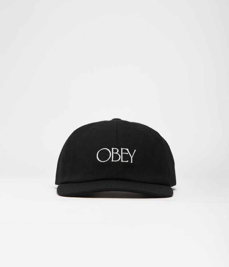 Obey Hedges Cap in Black