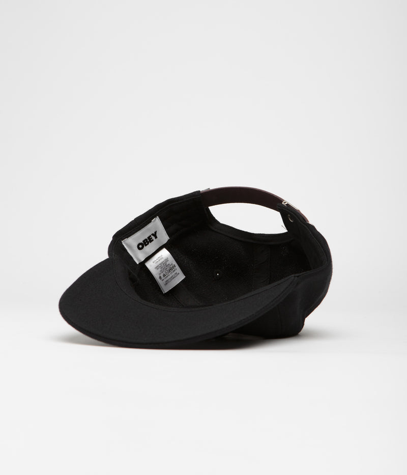 Obey Hedges Cap in Black