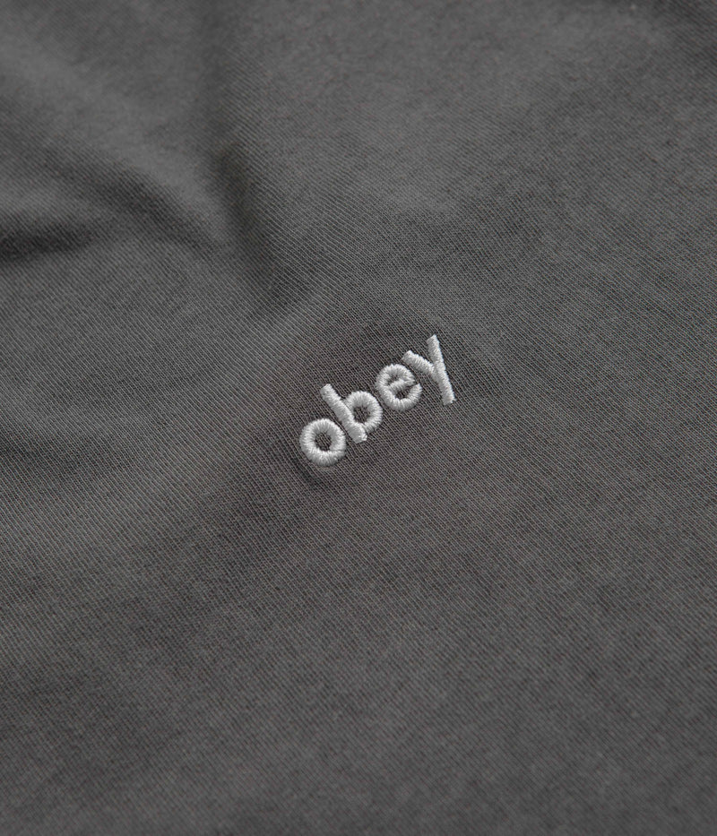 Obey Lowercase Pigment T-Shirt in Digital Black