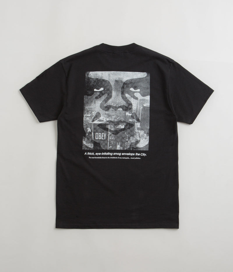 Obey NYC Smog T-Shirt in Black