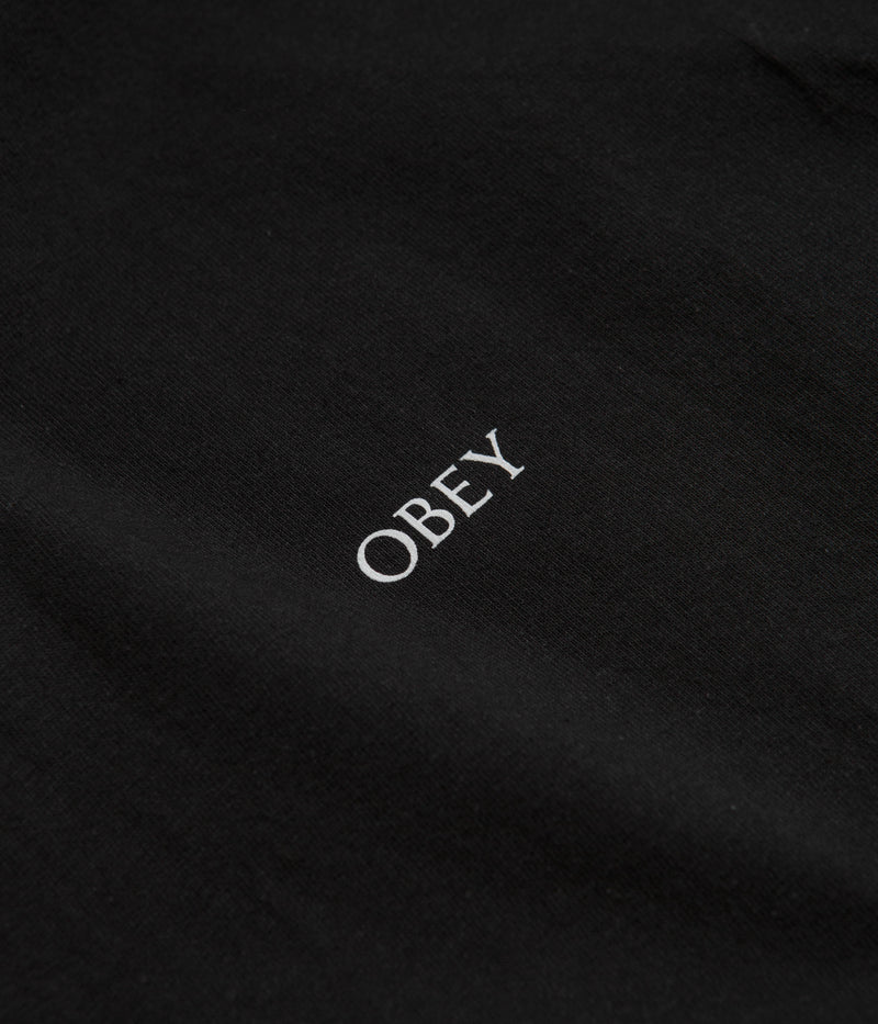 Obey Ripped Icon T-Shirt in Black