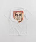 Obey Ripped Icon T-Shirt in White