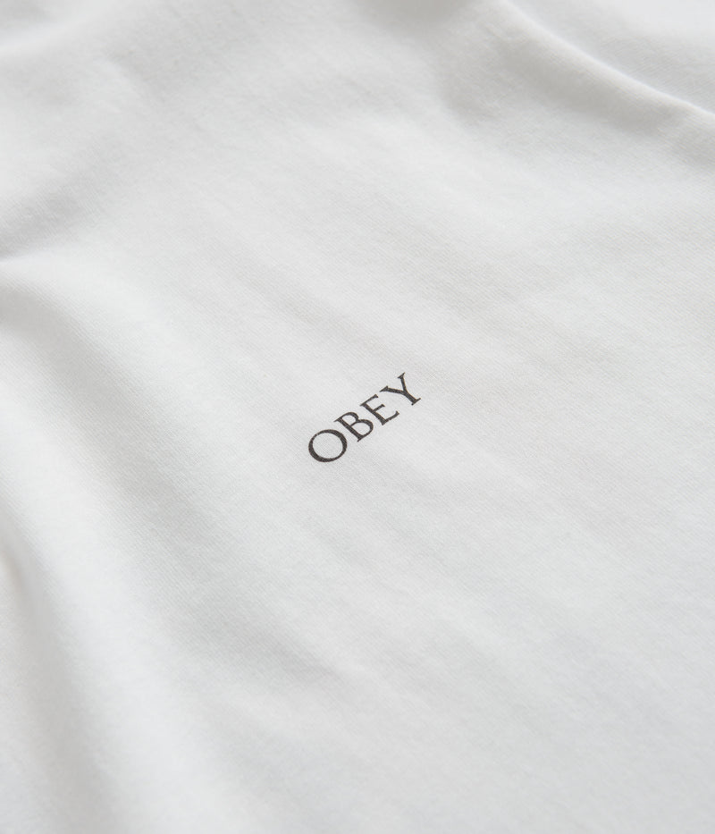 Obey Ripped Icon T-Shirt in White