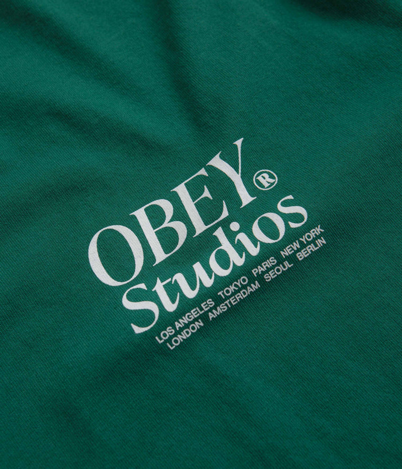 Obey Studios Icon T-Shirt in Adventure Green