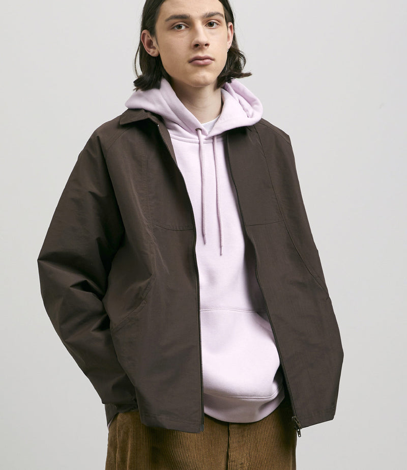 Adidas Outer Station Jacket in Brown and Orange Rush