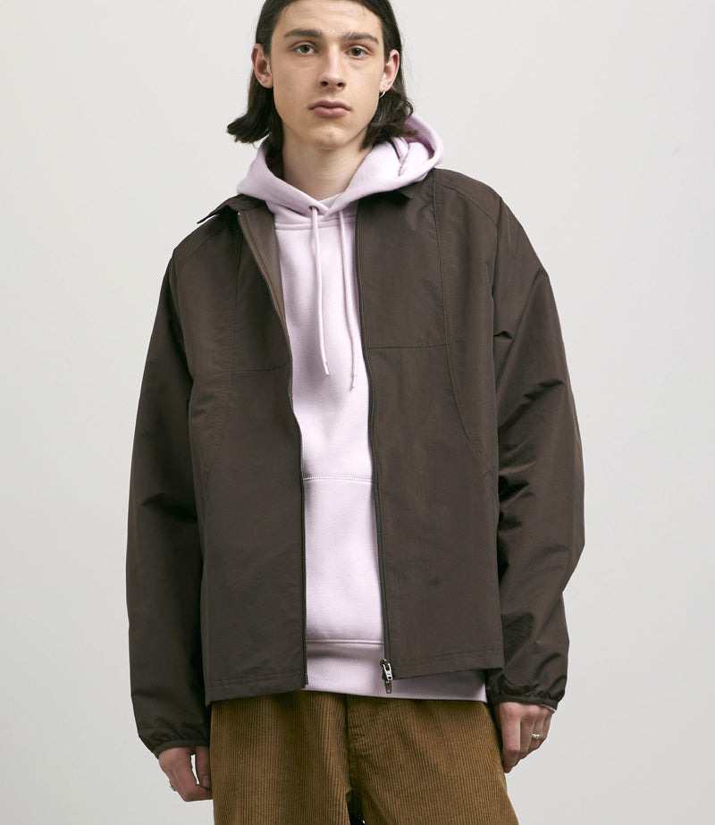 Adidas Outer Station Jacket in Brown and Orange Rush