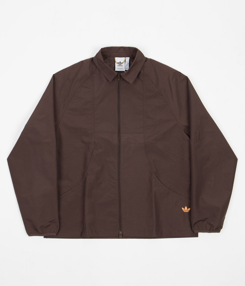 Adidas Outer Station Jacket in Brown and Orange Rush