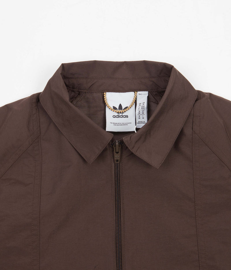 Adidas Outer Station Jacket in Brown and Orange Rush