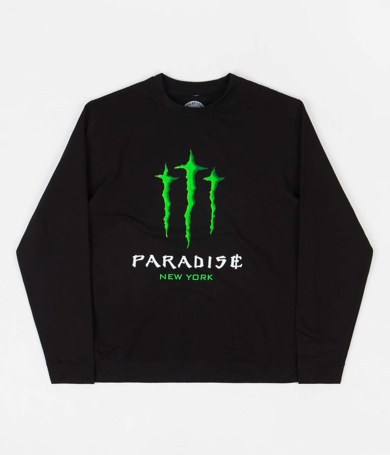 Paradise NYC Monster Paradise Crewneck Sweatshirt in Black