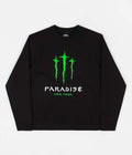 Paradise NYC Monster Paradise Crewneck Sweatshirt in Black