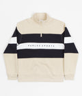 Parlez Aback Quarter Zip Sweatshirt in Ecru