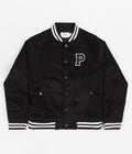 Parlez Bay Bomber College Jacket in Black