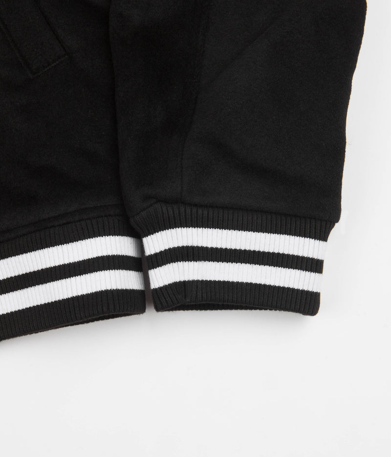 Parlez Bay Bomber College Jacket in Black