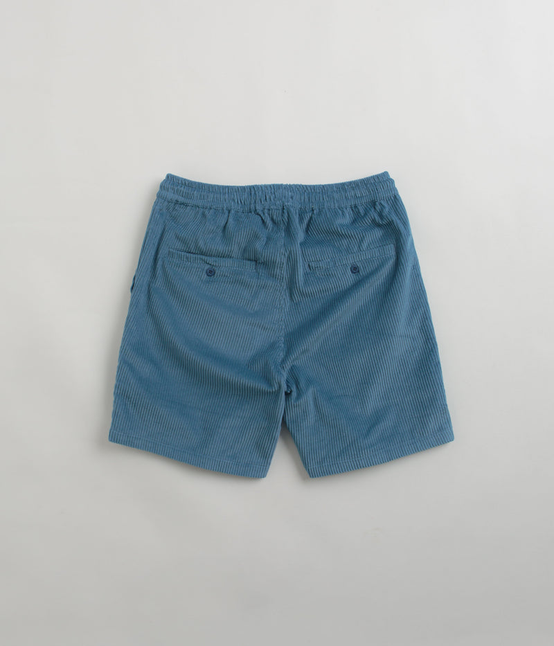 Parlez Campbell Cord Shorts in Dusty Blue