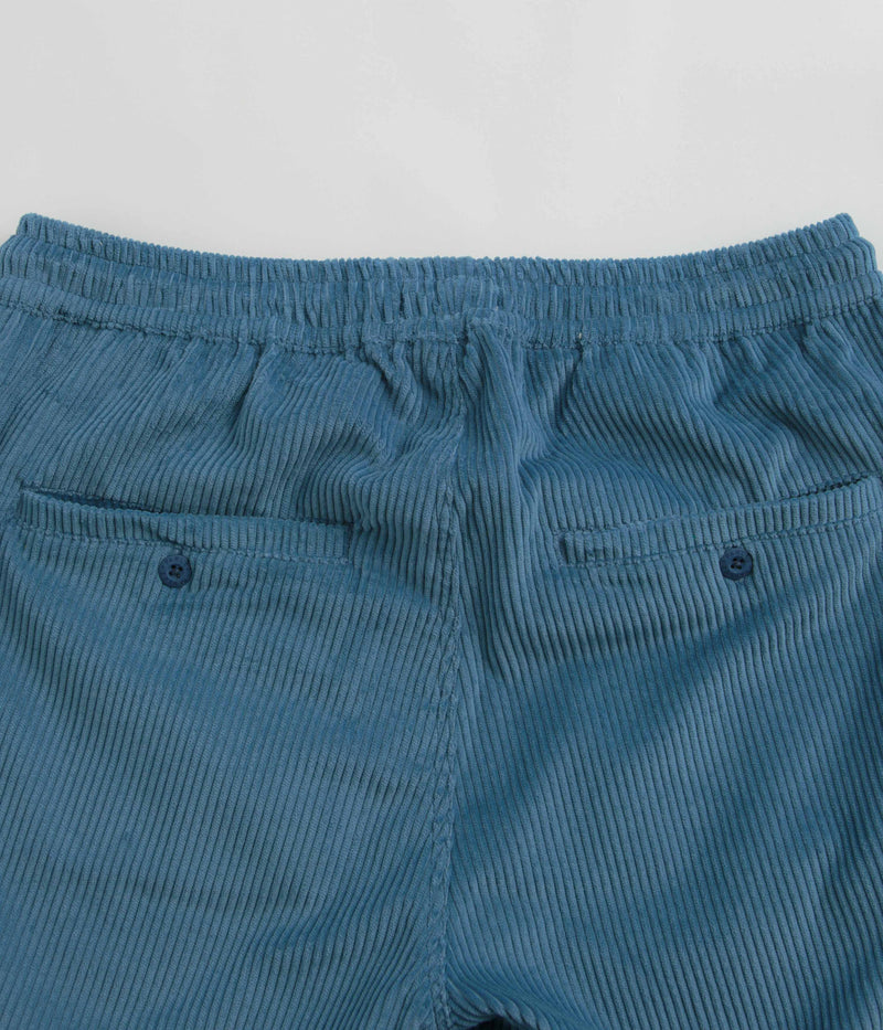 Parlez Campbell Cord Shorts in Dusty Blue
