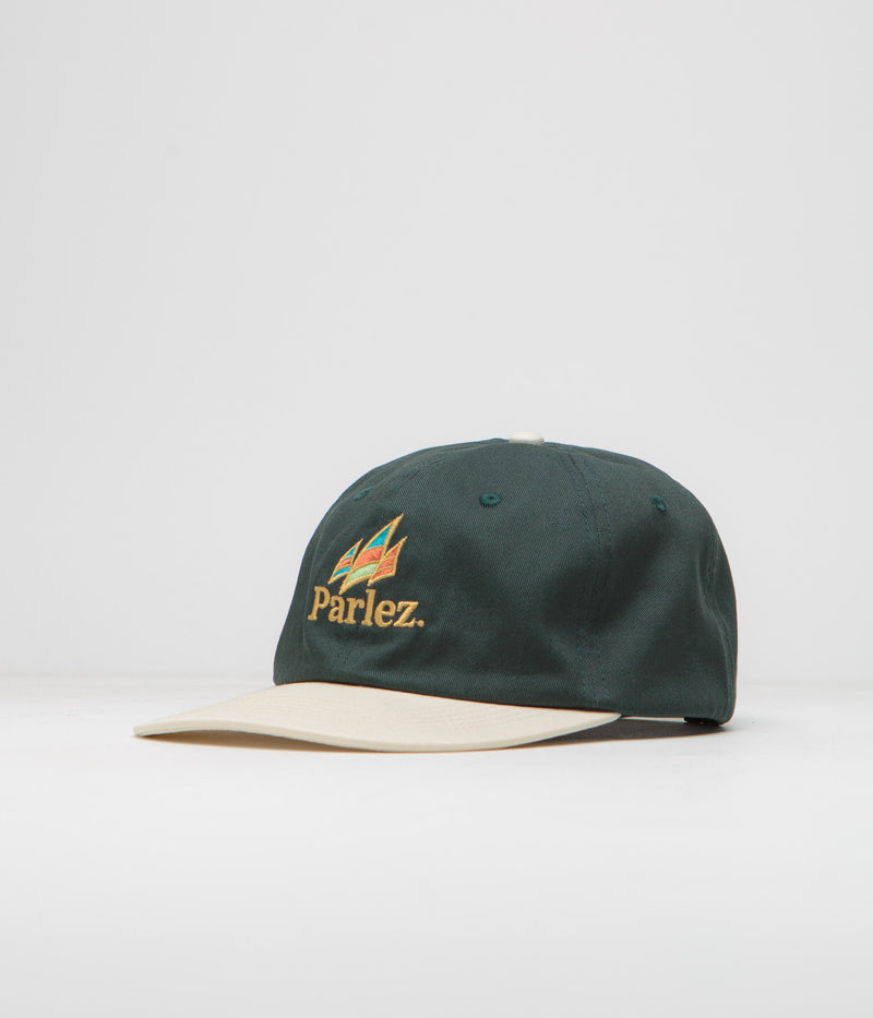 Parlez Carmel Cap in Deep Green