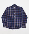 Parlez Carson Shirt in Navy Check