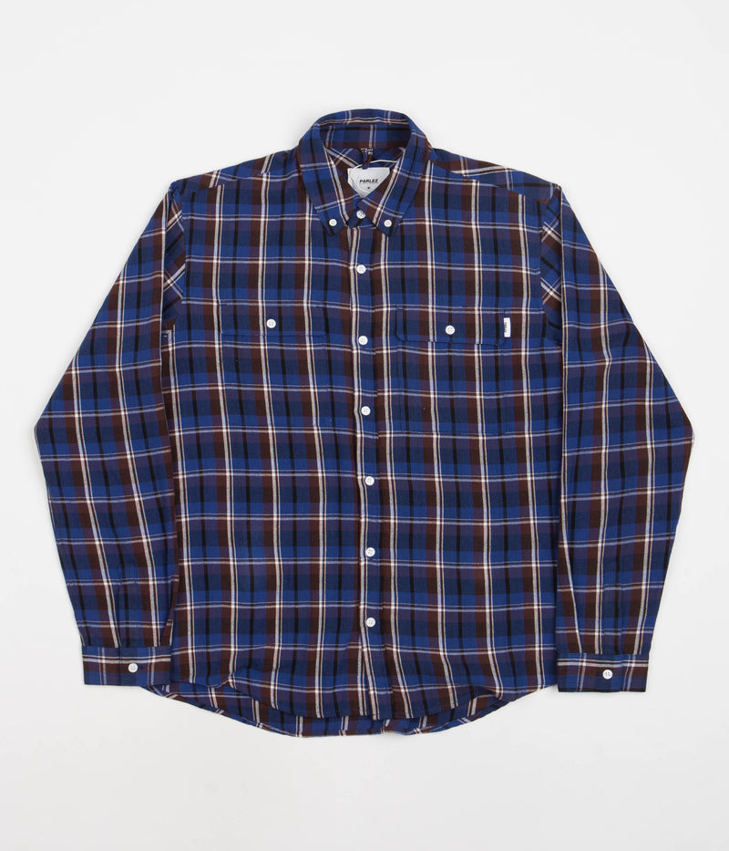 Parlez Carson Shirt in Navy Check