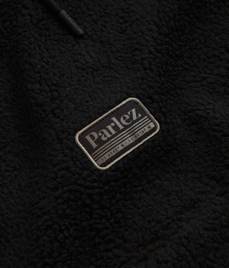 Parlez Carval Fleece Hoodie in Black