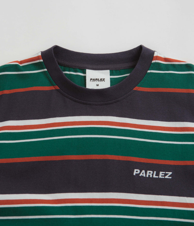 Parlez Elche Stripe T-Shirt in Navy