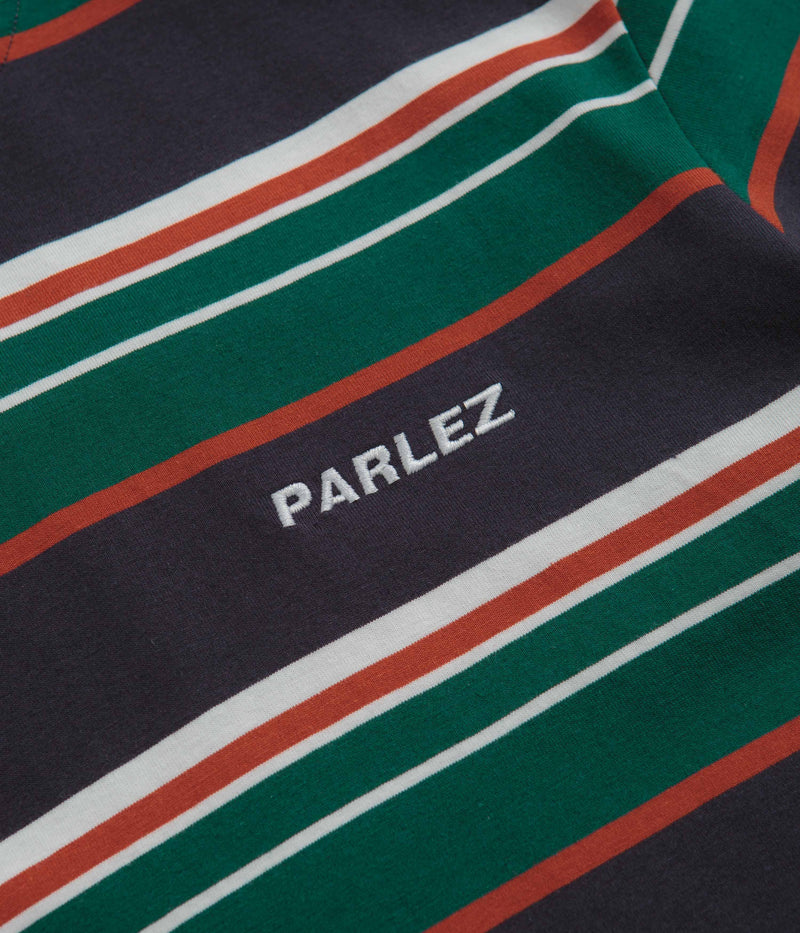 Parlez Elche Stripe T-Shirt in Navy