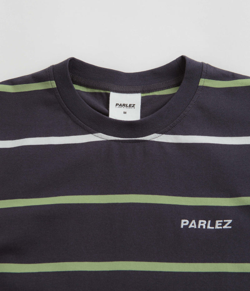 Parlez Element Stripe T-Shirt in Navy