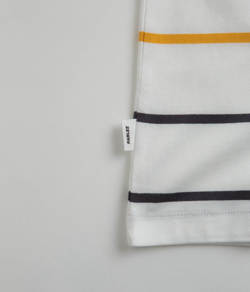 Parlez Element Stripe T-Shirt in White