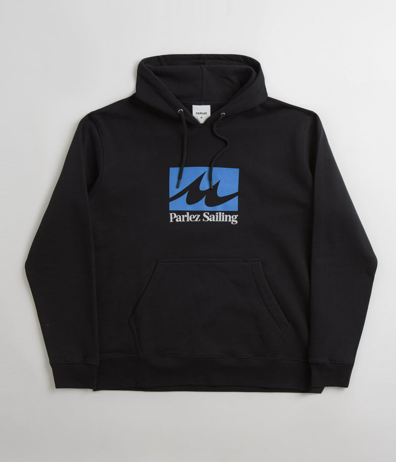 Parlez Lapstrake Hoodie in Black