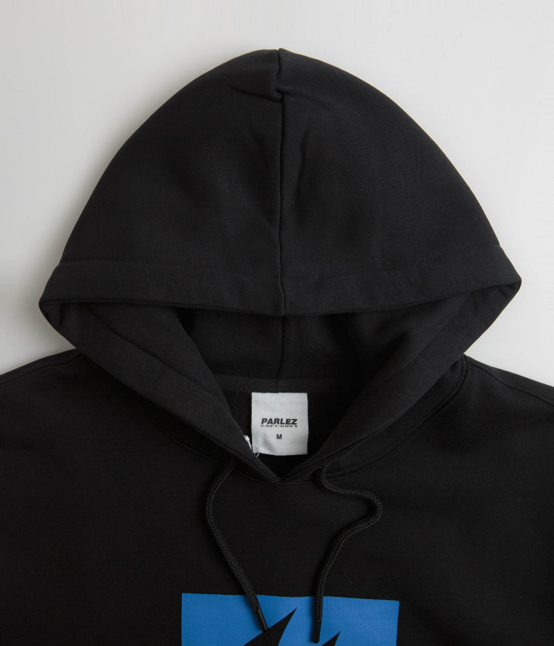 Parlez Lapstrake Hoodie in Black