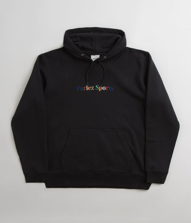 Parlez Leaf Hoodie in Black