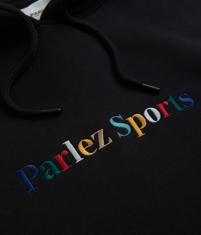 Parlez Leaf Hoodie in Black