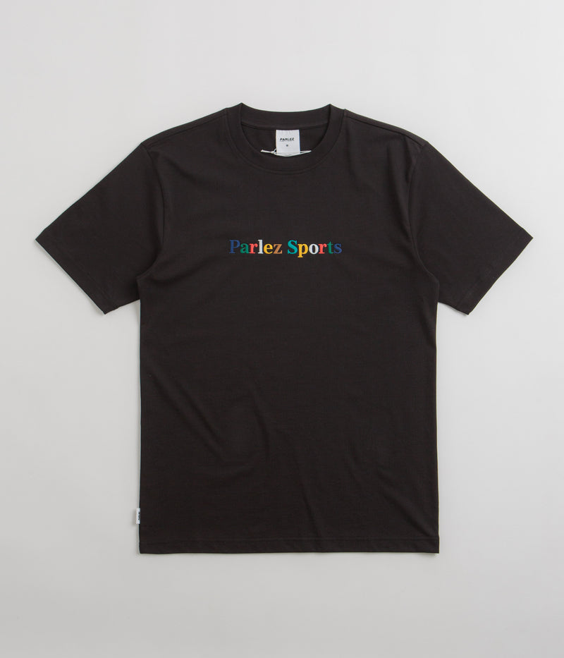 Parlez Leaf T-Shirt in Black
