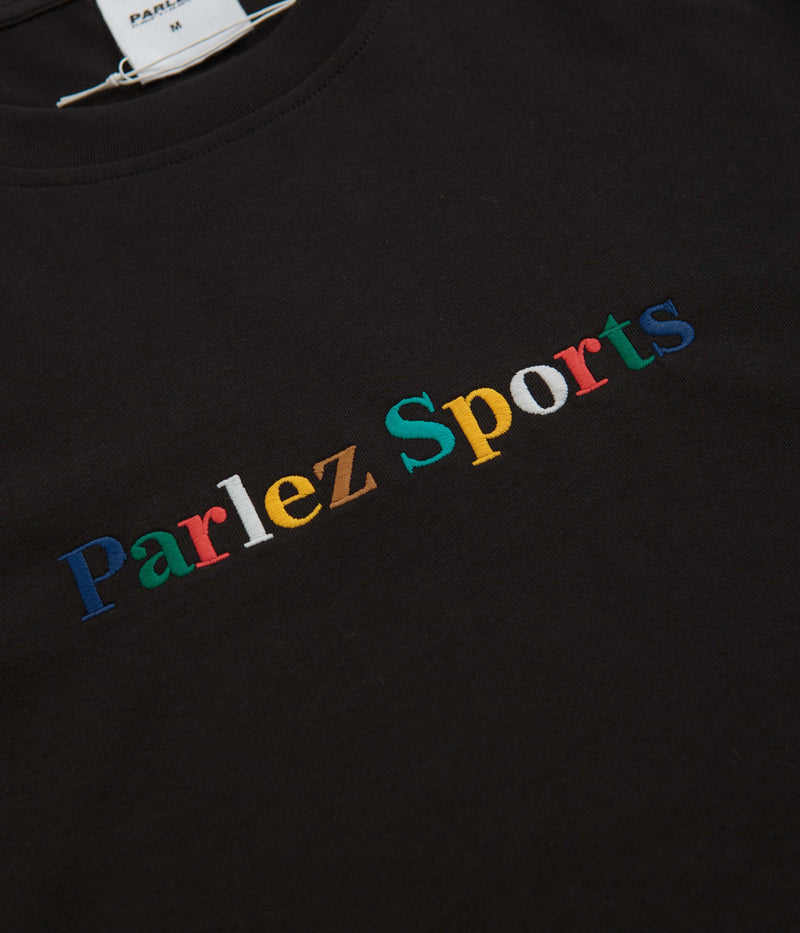 Parlez Leaf T-Shirt in Black