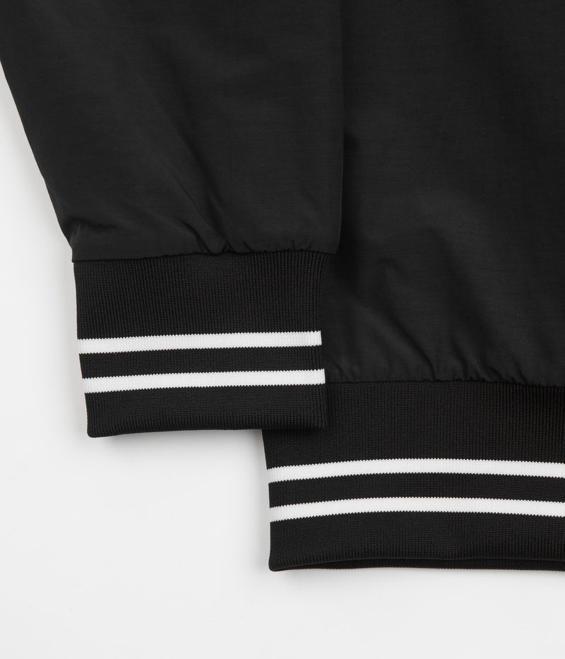 Parlez Parker Windbreaker Crewneck Sweatshirt in Black