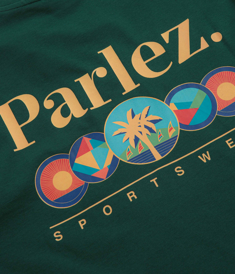 Parlez Reefer T-Shirt in Deep Green