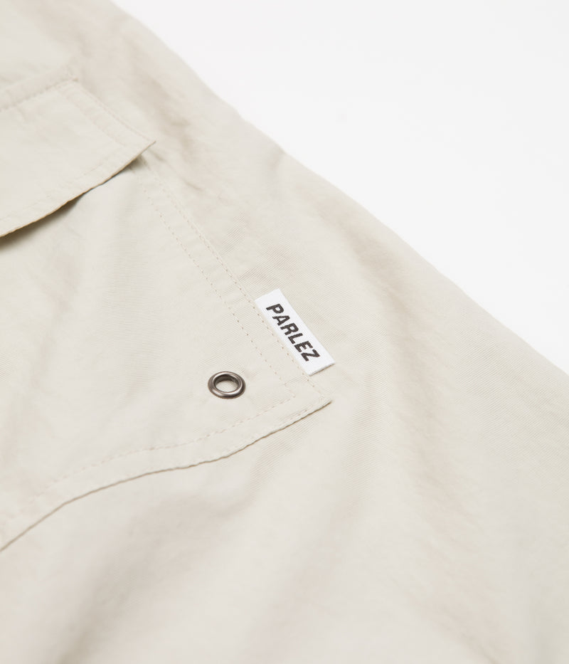 Parlez Rival Swim Shorts in Ecru