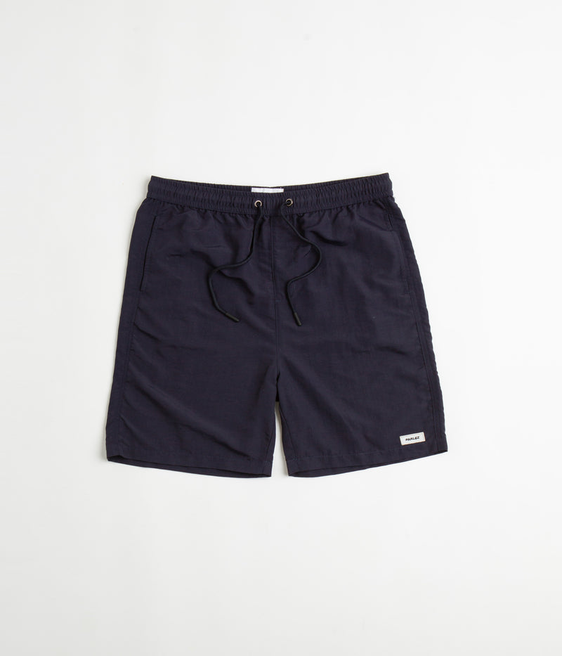 Parlez Rival Swim Shorts in Navy and Navy