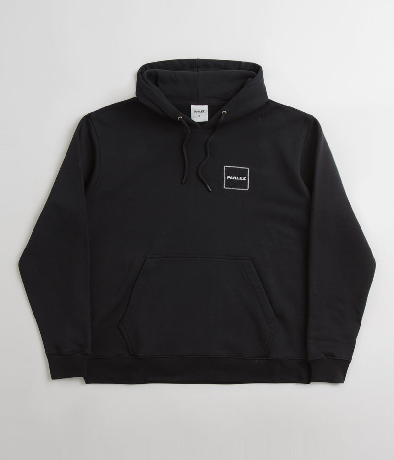Parlez Stitch Hoodie in Black