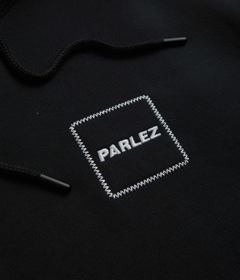 Parlez Stitch Hoodie in Black