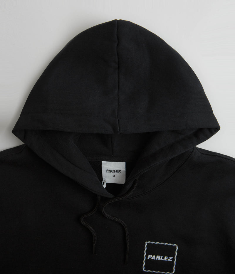 Parlez Stitch Hoodie in Black