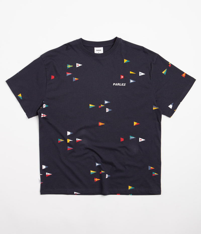 Parlez Topaz Oversized T-Shirt in Navy