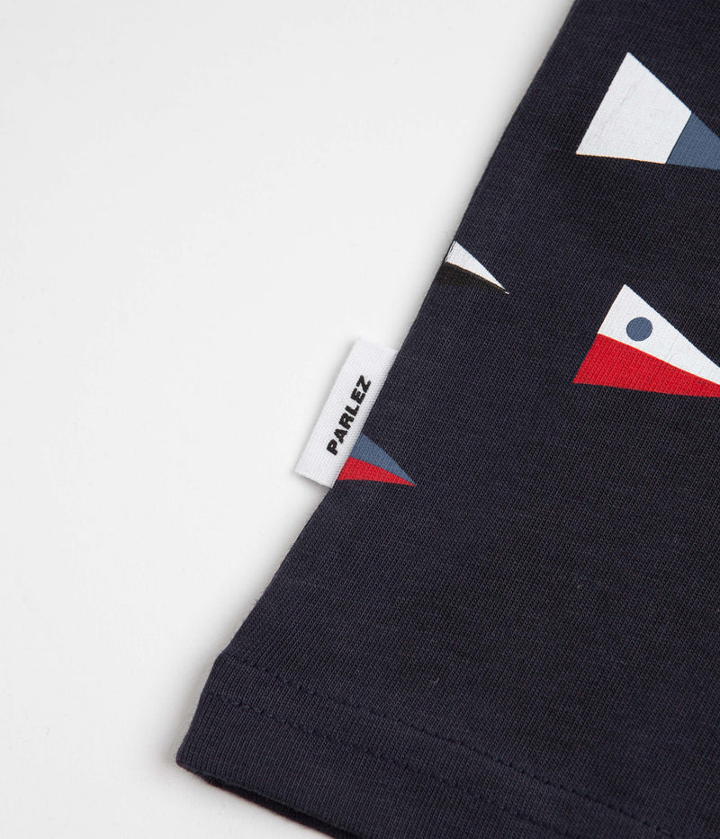 Parlez Topaz Oversized T-Shirt in Navy