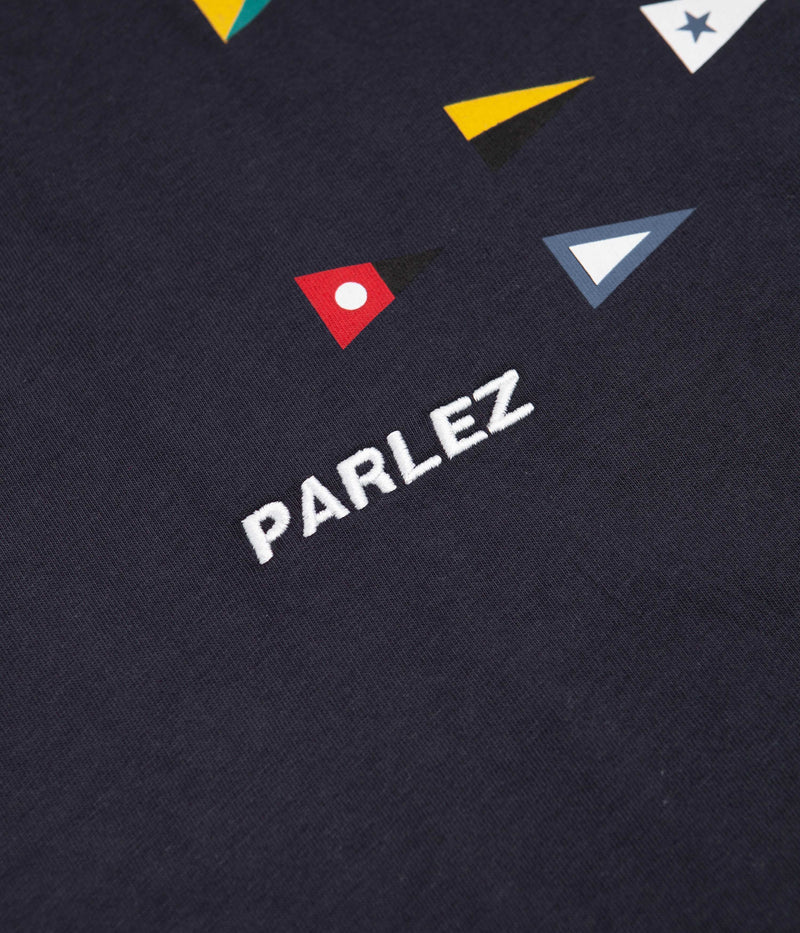 Parlez Topaz Oversized T-Shirt in Navy