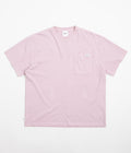 Parlez Trelow Pigment Pocket Oversized T-Shirt in Lilac Washed