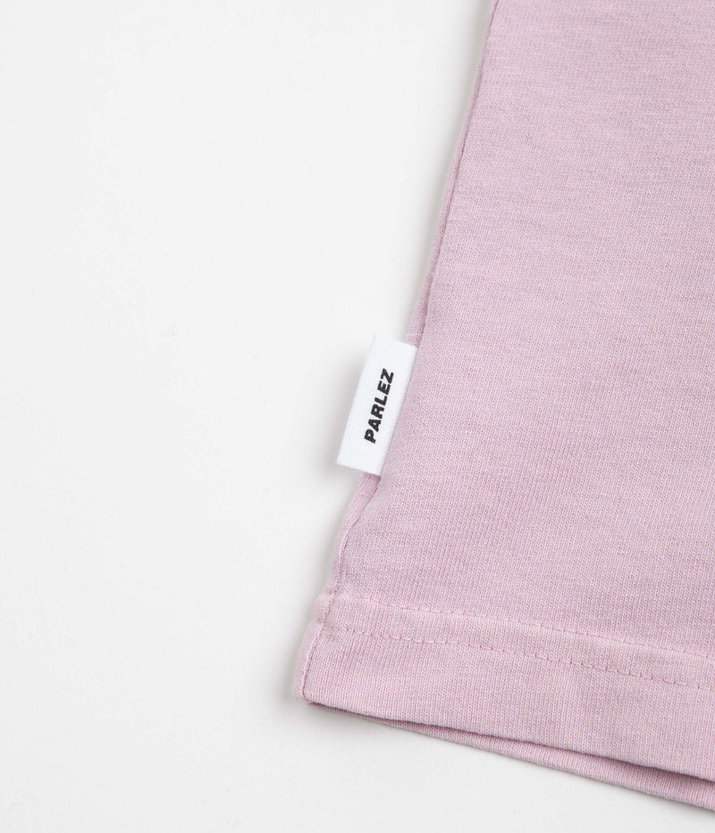 Parlez Trelow Pigment Pocket Oversized T-Shirt in Lilac Washed