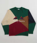 Parlez Yard Knit Crewneck Sweatshirt in Navy and Multi