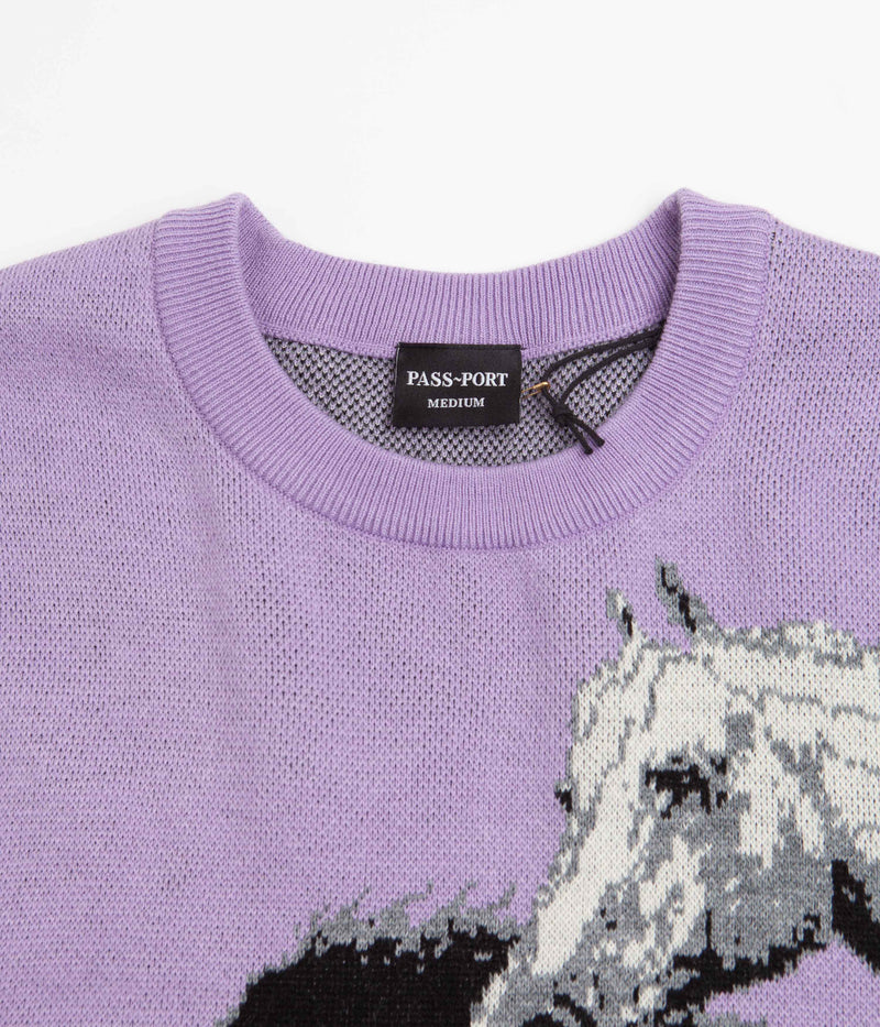 Pass Port Brumbies Crewneck Sweatshirt in Lavender