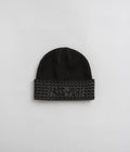 Pass Port Drain Beanie in Black and Steel