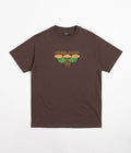 Pass Port Emblem Applique T-Shirt in Bark